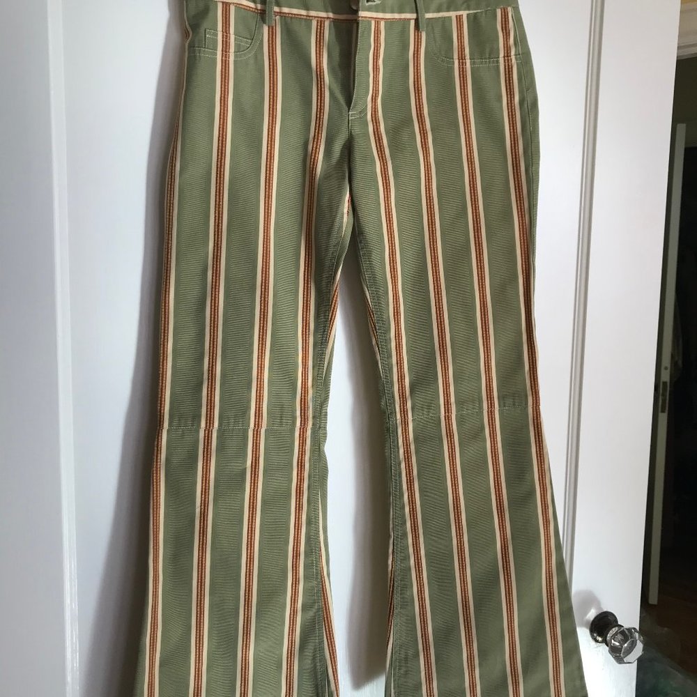 Alice + Olivia striped flare pants
